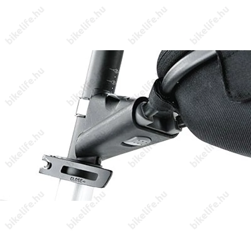 TOPEAK DYNAPACK DX nyeregcső táska 4L, QuickClick, esővédőhuzattal, fekete