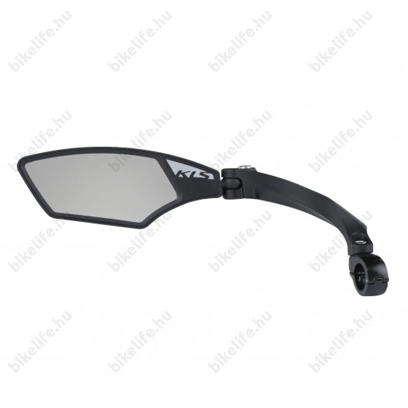 Kellys Backsight Tükör bilincses szögletes, 22-26 mm átmérőjű kormányokra, kb. 25cm hosszú, önállóan billenthető tükörrel, /db