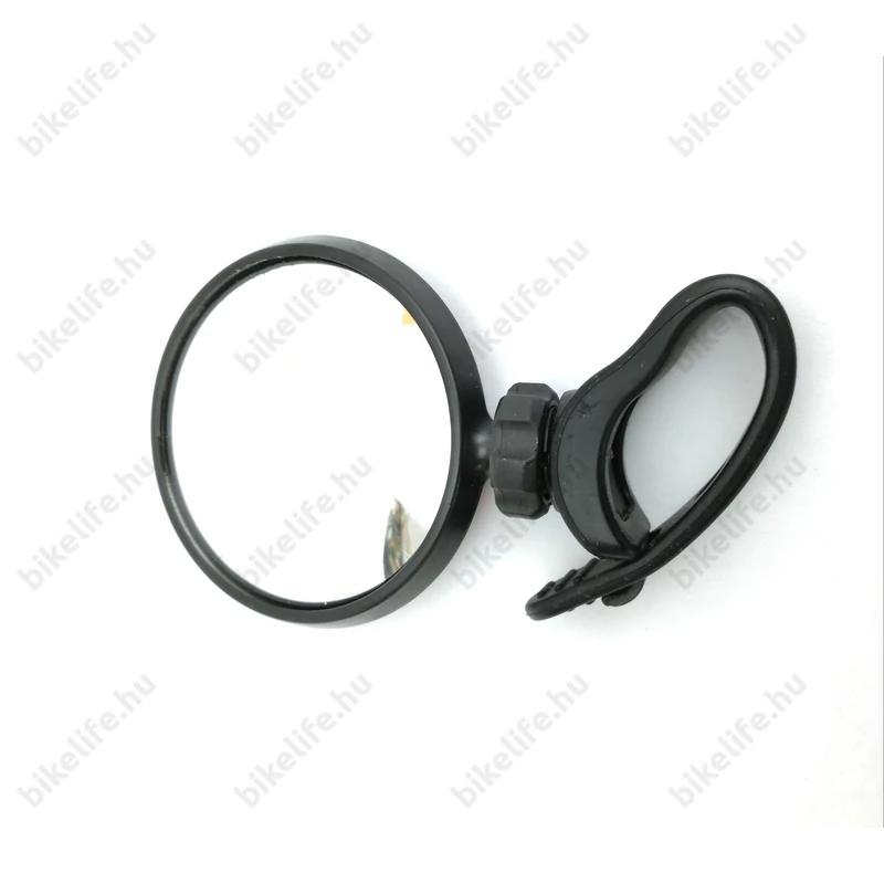 Tükör KTM bilincses 58x58mm szilikonpántos fekete/narancs