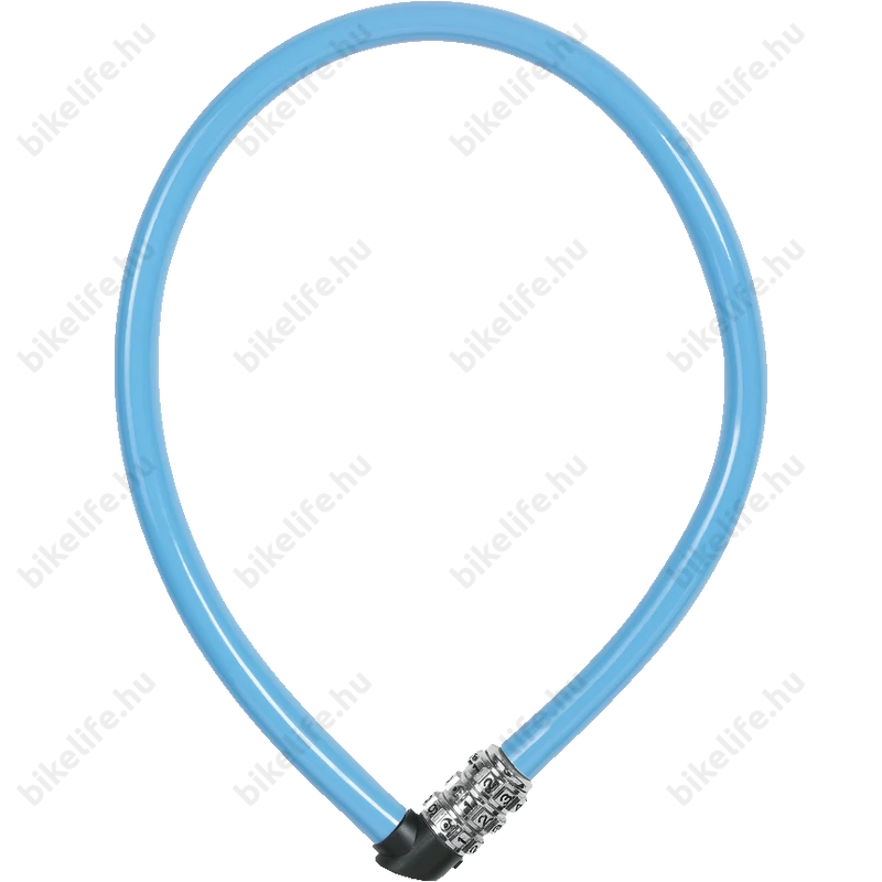 Abus Kisd számzáras sodrony zár 1100/55mm világoskék