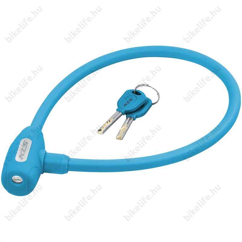 Zár Sodrony Kellys Jolly Azure (Sky) 65 cm kulcsos