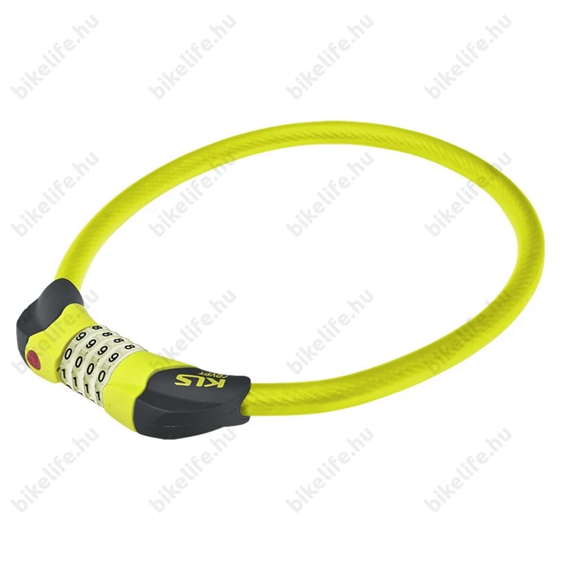 Kellys KLS Crypt sodrony zár lime 12x800mm számzáras, LED világítással