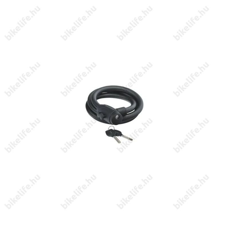 Zár spirál Kellys KLS Hardcoil 15x1500mm LED-es kulcs