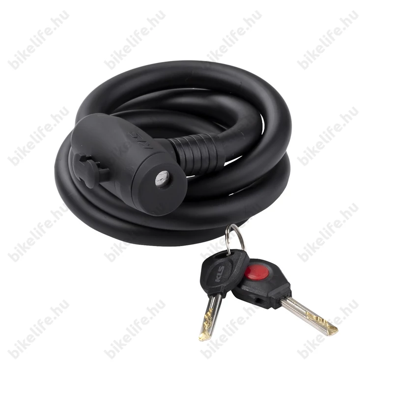Zár spirál Kellys KLS Hardcoil 15x1200mm LED-es kulcs