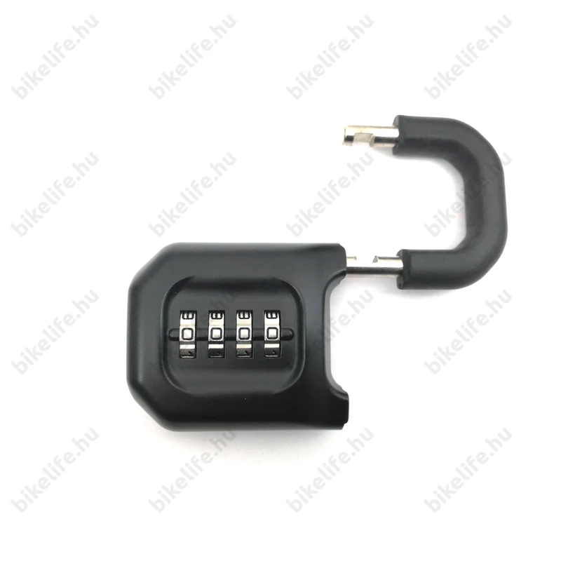 Zár U KTM 5mm átmérőjű 120cm hosszú lánccal, fekete/narancs, számkombinációs