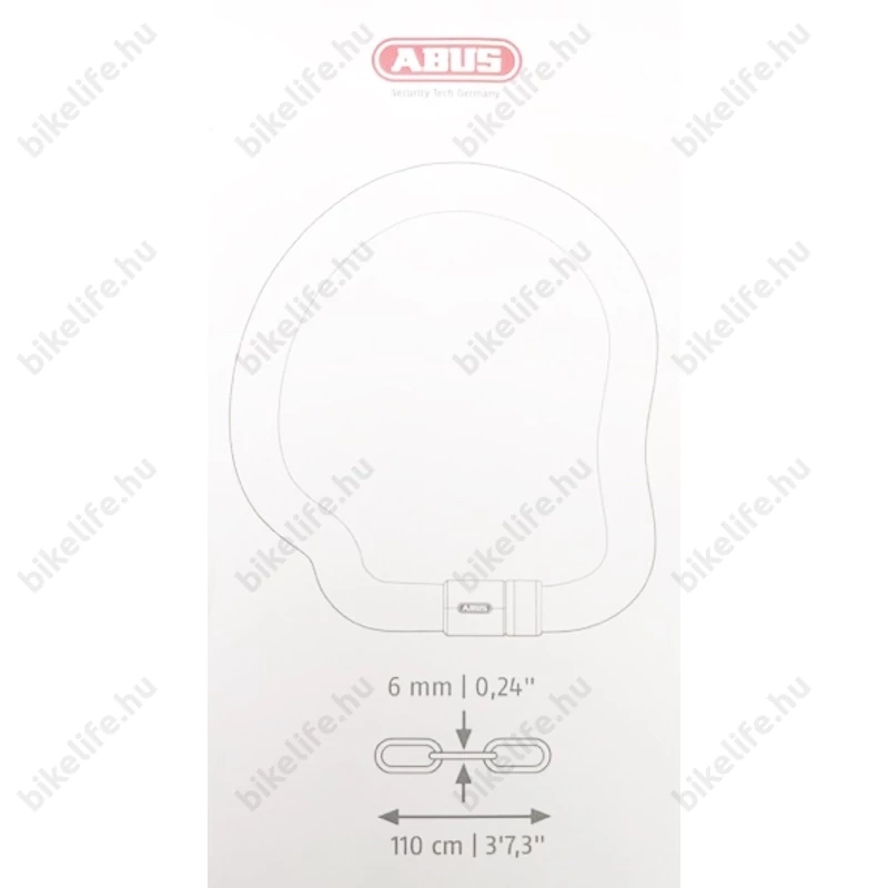 ZÁR LÁNC ABUS GOOSE 6806K/85CM FEKETE