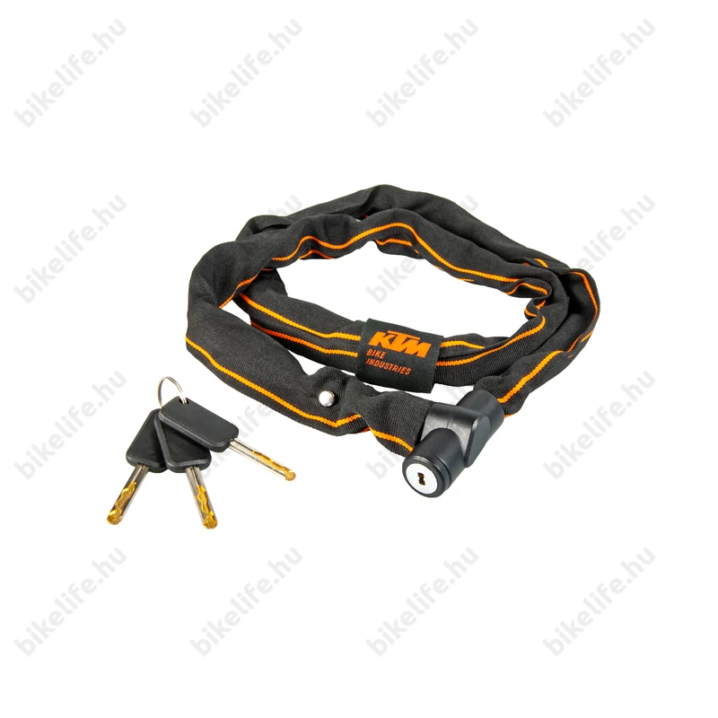 Zár Lánc KTM 120cm, fekete/narancs