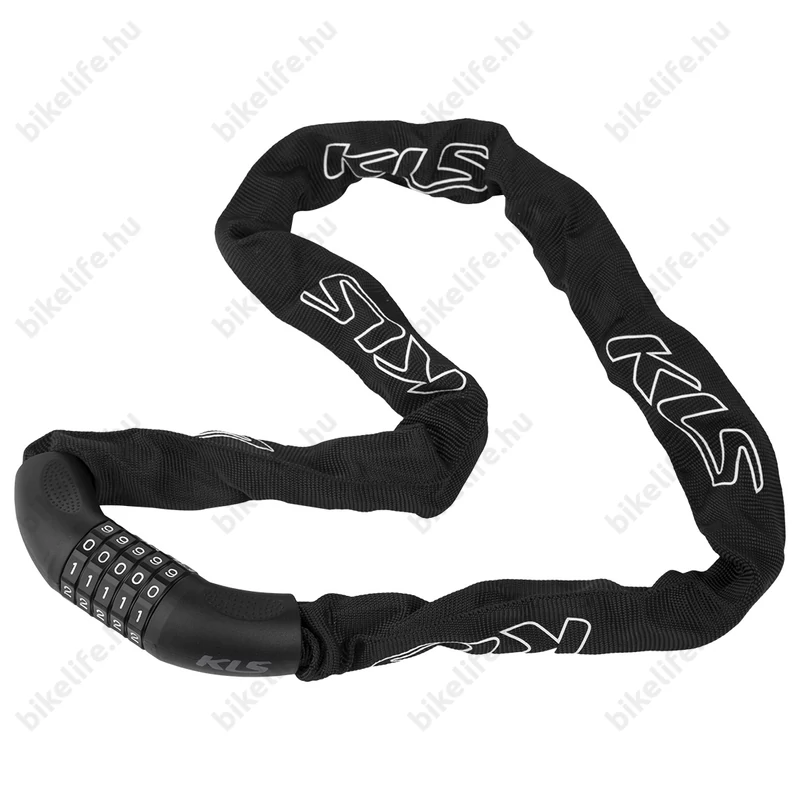 Kellys KLS Chainlock 6 lánc zár, 6mm szemátmérő, számzáras, fekete