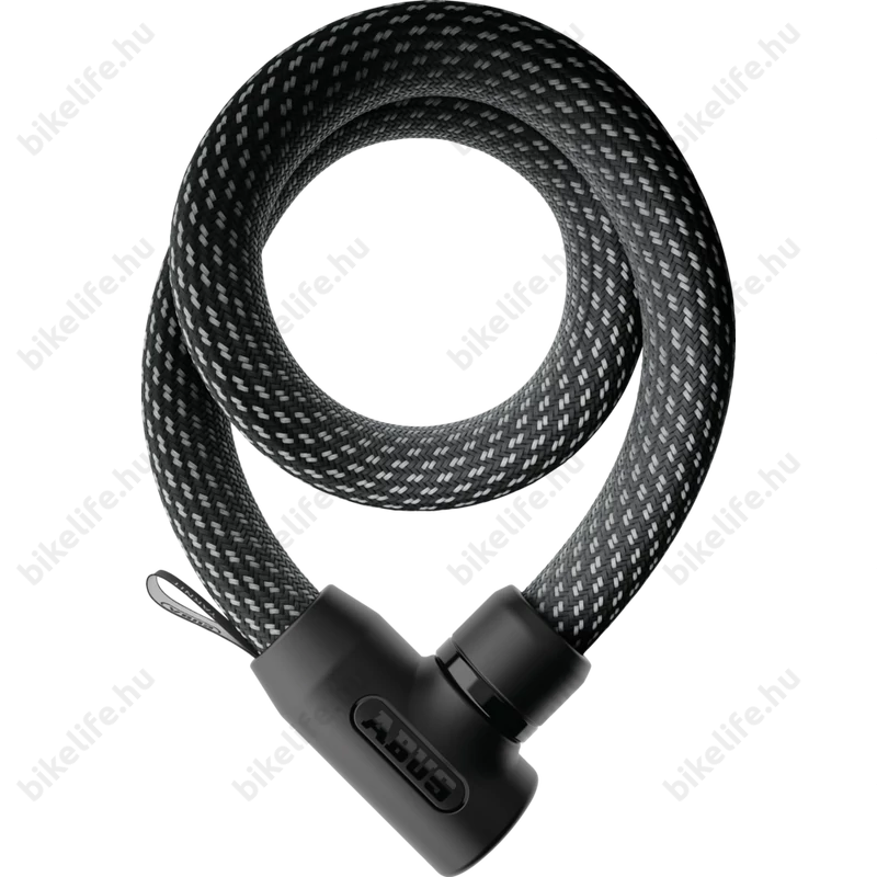 Abus Yarnit 4004K/140 láncos kerékpárzár extra könnyű speciális textíl bevonatú Black színben