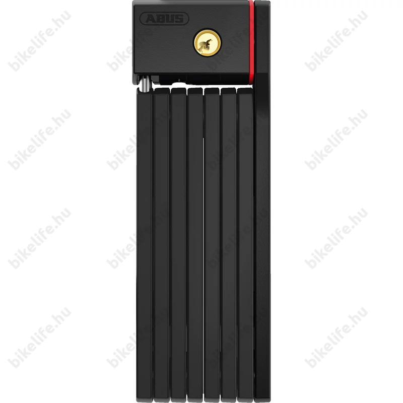 Abus Bordo uGrip 5700/100 összehajtható zár 100cm-es hossz, 5mm-es acéllapok, SH tartóval, fekete