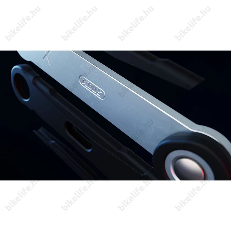 Abus Bordo 6500A SmartX összehajtható lakat fekete SH tartóval (kis és női vázak), 110cm hosszú