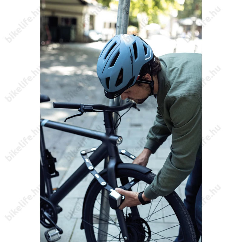 Abus Bordo 6500A SmartX összehajtható lakat fekete SH tartóval (kis és női vázak), 110cm hosszú
