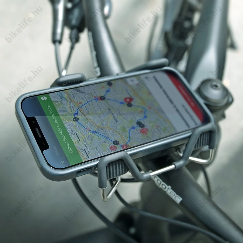 SKS Smartgrab mobiltelefon tartó rozsdamentes anyagból egykezes használattal