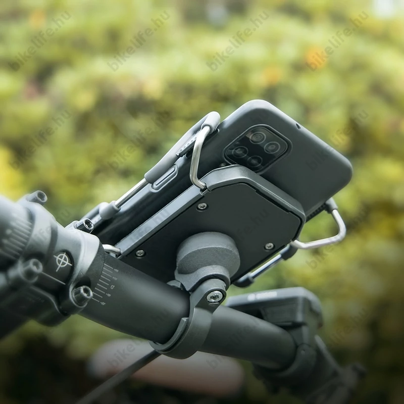 SKS Smartgrab mobiltelefon tartó rozsdamentes anyagból egykezes használattal