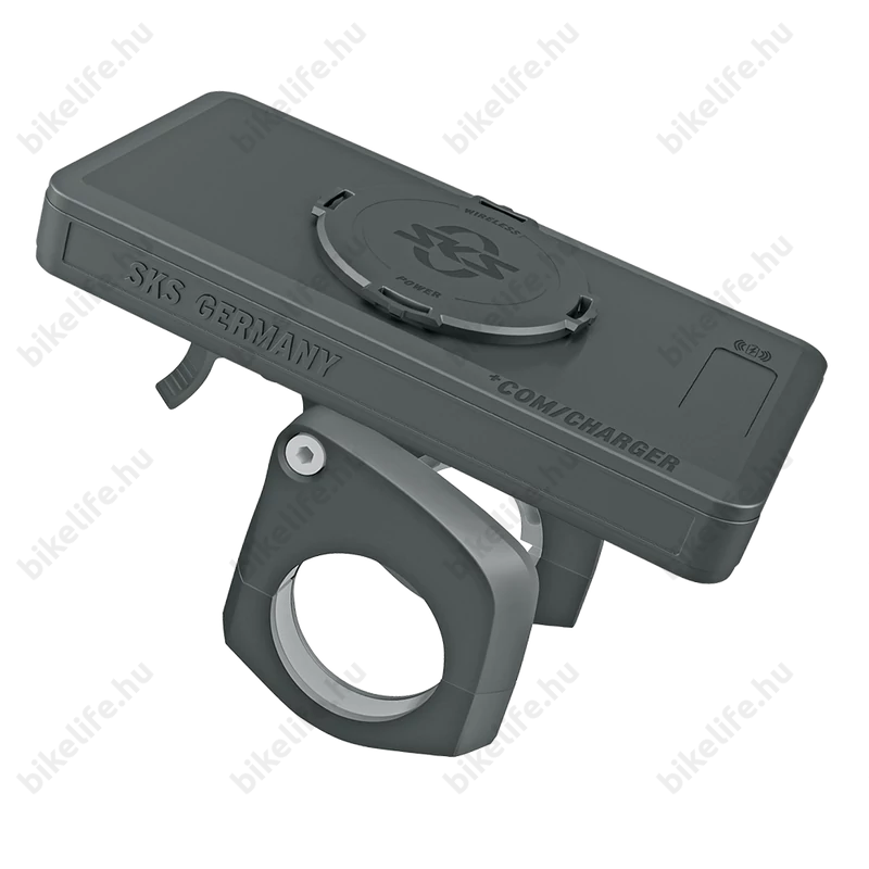 SKS Compit+/Power mobiltelefon tartó 10.000mAh powerbank, vezetéknélküli töltő, NFC, Bosch Nyon kijlezővel komp. 2020-ig