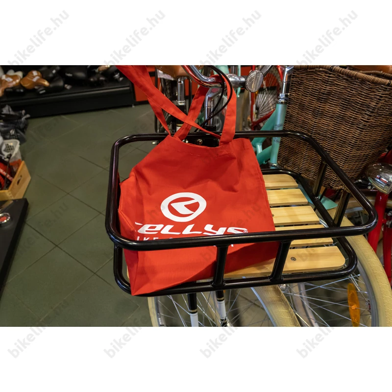 Ajándéktárgy Kellys Táska pamut piros/fehér (380x420mm)