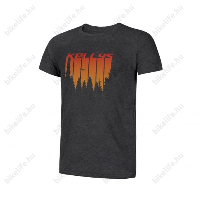 Kellys férfi póló Forest melange red L Limited Edition