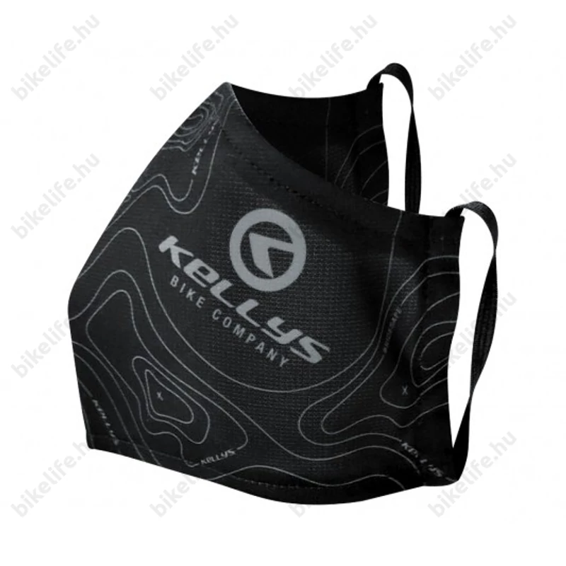 Ajándéktárgy Kellys pamut Maszk, női ergonómiával, fekete/fehér