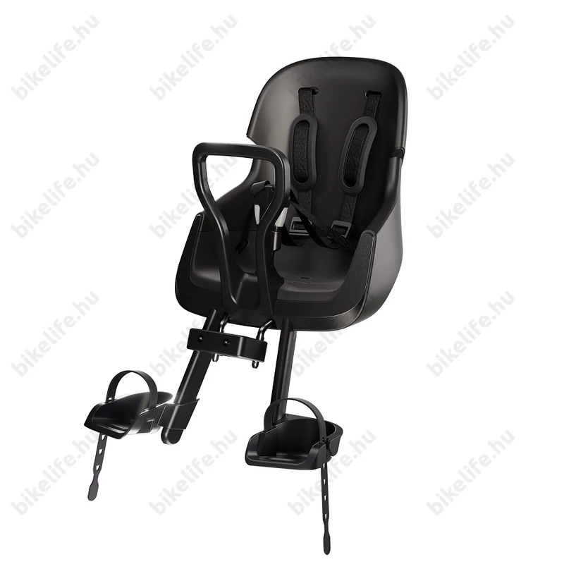 Bobike Exclusive Evolve Mini első gyerekülés integrált kapaszkodóval homlokcsőre szerelhető 9-15kg fekete