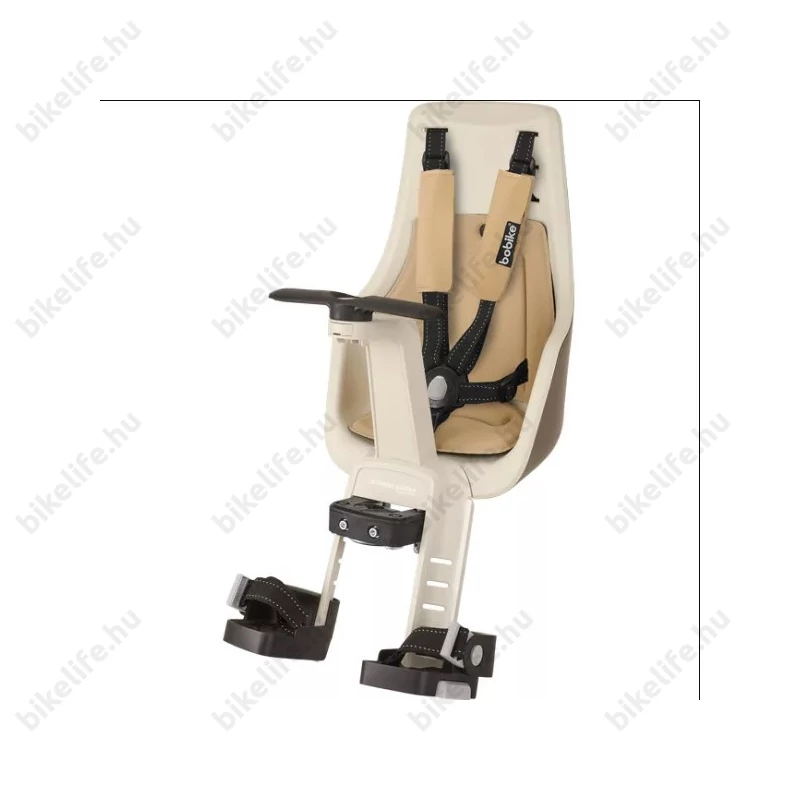 Bobike Exclusive Edition gyerekülés első homlokcsőre 9-15kg-ig szafari szürke