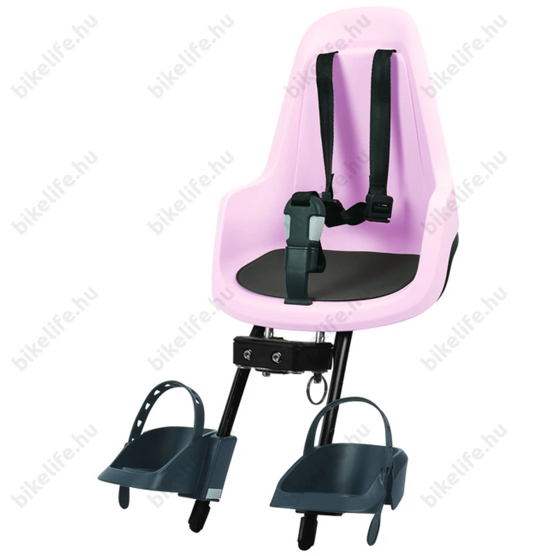 Bobike Go Mini gyerekülés első homlokcsőre 9-15kg-ig, pink