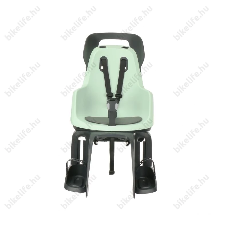 Bobike Go Maxi dönthető hátsó gyerekülés dupla falú konstrukció csomagtartóra szerelhető menta zöld