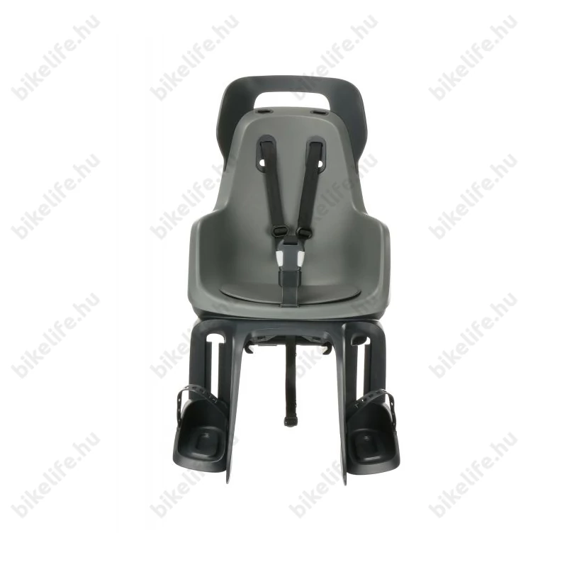Bobike Go Maxi dönthető hátsó gyerekülés dupla falú konstrukció csomagtartóra szerelhető szürke