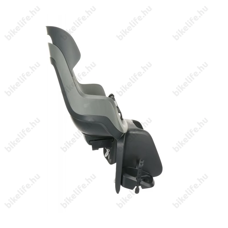 Bobike Go Maxi dönthető hátsó gyerekülés dupla falú konstrukció csomagtartóra szerelhető szürke