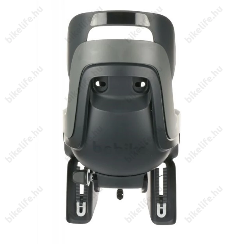 Bobike Go Maxi dönthető hátsó gyerekülés dupla falú konstrukció csomagtartóra szerelhető szürke