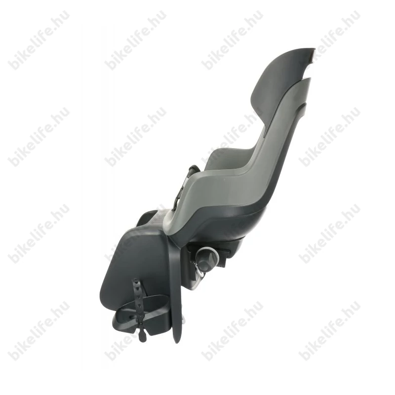 Bobike Go Maxi dönthető hátsó gyerekülés dupla falú konstrukció csomagtartóra szerelhető szürke