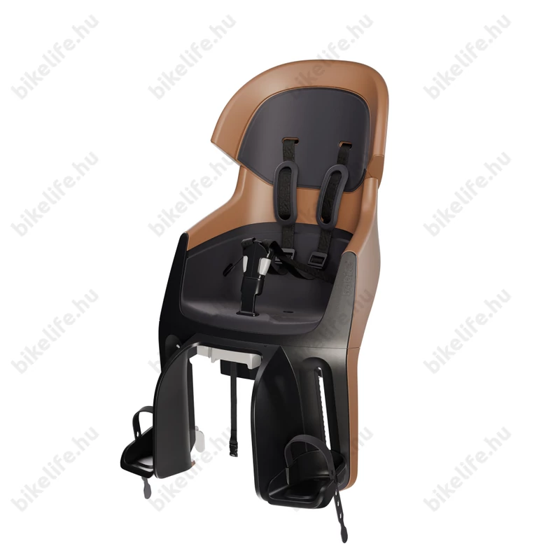 Bobike Exclusive Evolve Maxi dönthető rugós állítható fejtámasz hátsó gyerekülés csomagtartóra szerelhető fahéj barna