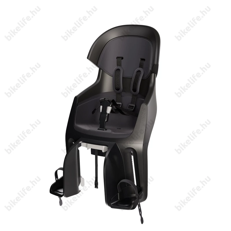 Bobike Exclusive Evolve Maxi dönthető rugós állítható fejtámasz hátsó gyerekülés csomagtartóra szerelhető fekete