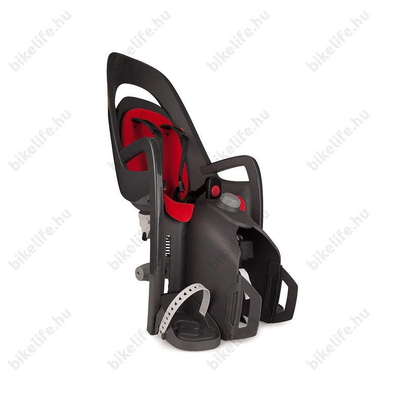 Hamax Caress gyerekülés csomagtaróra 22kg-ig terhelhető, rugós, szürke/piros