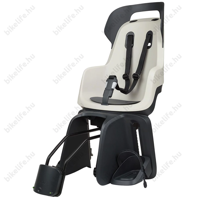 Bobike Go Maxi dönthető hátsó gyerekülés dupla falú konstrukció vázra szerelhető vanília fehér