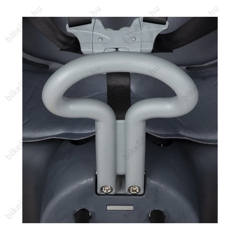 Kellys Keeper 50 gyerekülés hátsó vázra, 22kg-ig, 5 pontos öv, kapaszkodó, szürke