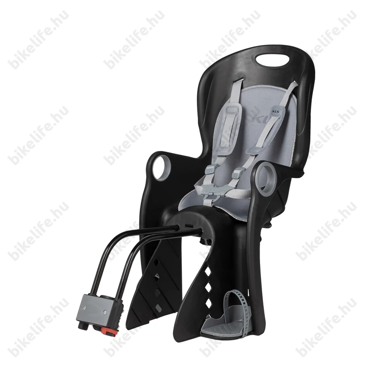 Kellys Keeper 30 gyerekülés hátsó vázra, 22kg-ig, 5 pontos öv, fekete