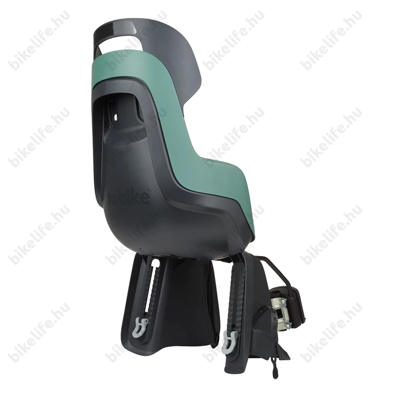Bobike Go Maxi dönthető hátsó gyerekülés dupla falú konstrukció vázra szerelhető szürke