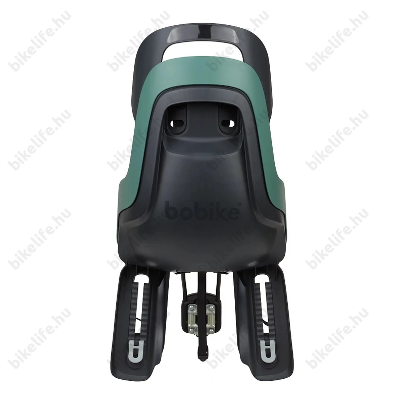 Bobike Go Maxi dönthető hátsó gyerekülés dupla falú konstrukció vázra szerelhető szürke