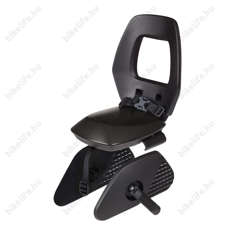 Bobike One Junior gyerekülés csomagtartóra, 35kg-ig, fekete