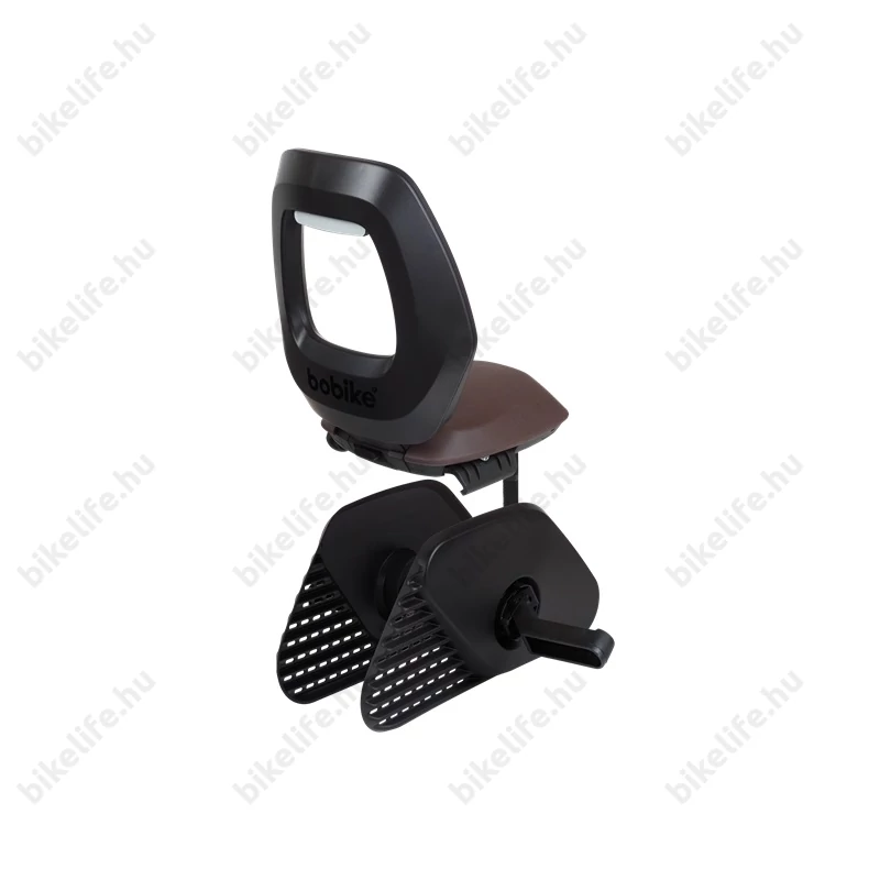Bobike One Junior gyerekülés csomagtartóra, 35kg-ig, barna