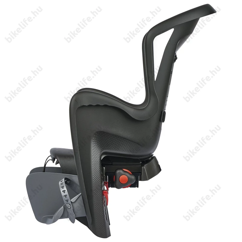 Polisport Bilby gyerekülés csomagtartóra fekete/szürke párna