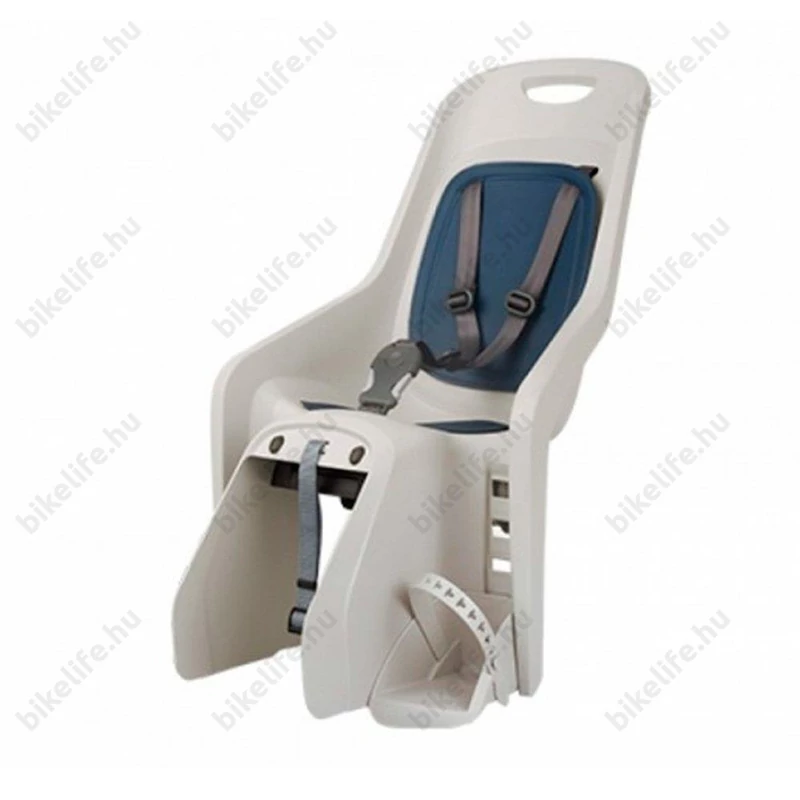 Polisport Bubbly gyerekülés csomagtartóra szerelhető krém/farmerkék