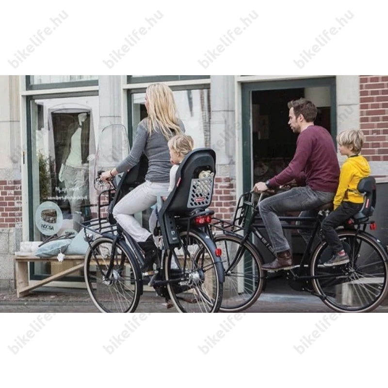 Gyerekülés csomagtartóra Polisport Guppy Maxi sötétszürke/ez