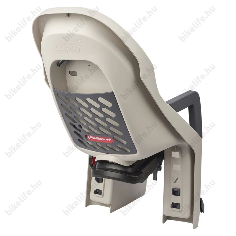 Gyerekülés csomagtartóra Polisport Guppy Maxi krém/szürke