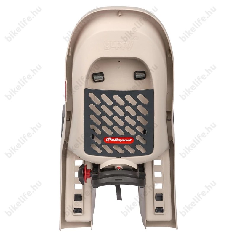 Gyerekülés csomagtartóra Polisport Guppy Maxi krém/szürke