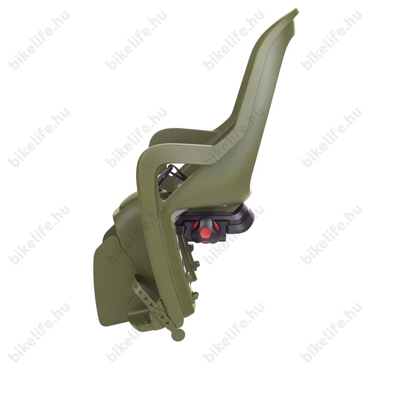 Polisport Groovy Maxi gyerekülés csomagtartóra sötétzöld/krém