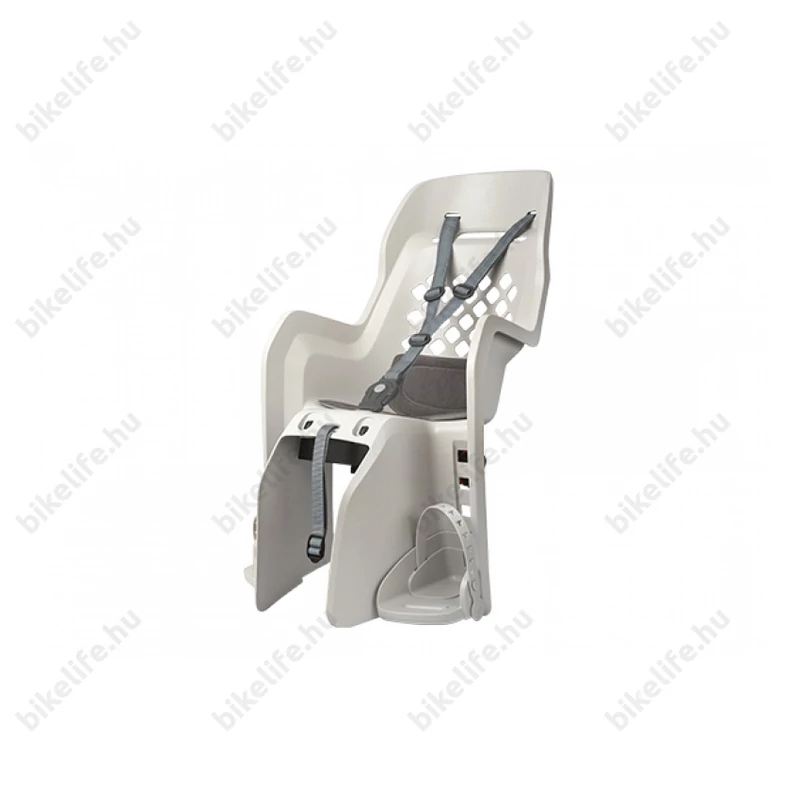 Polisport JOY gyerekülés csomagtartóra krém/sötétszürke