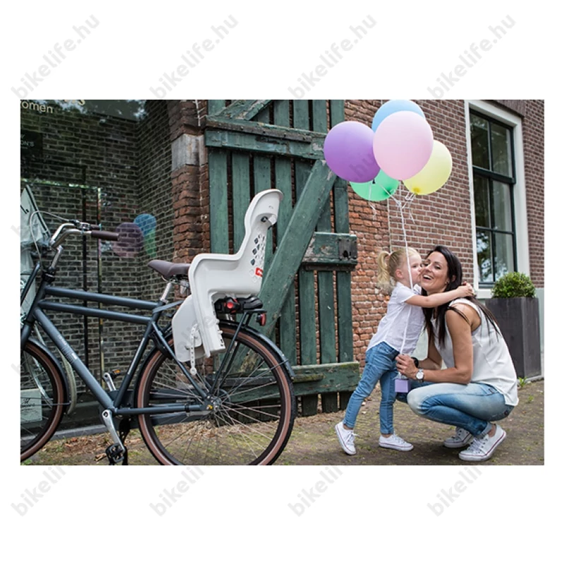 Polisport JOY gyerekülés csomagtartóra sötétszürke/sötétszürke