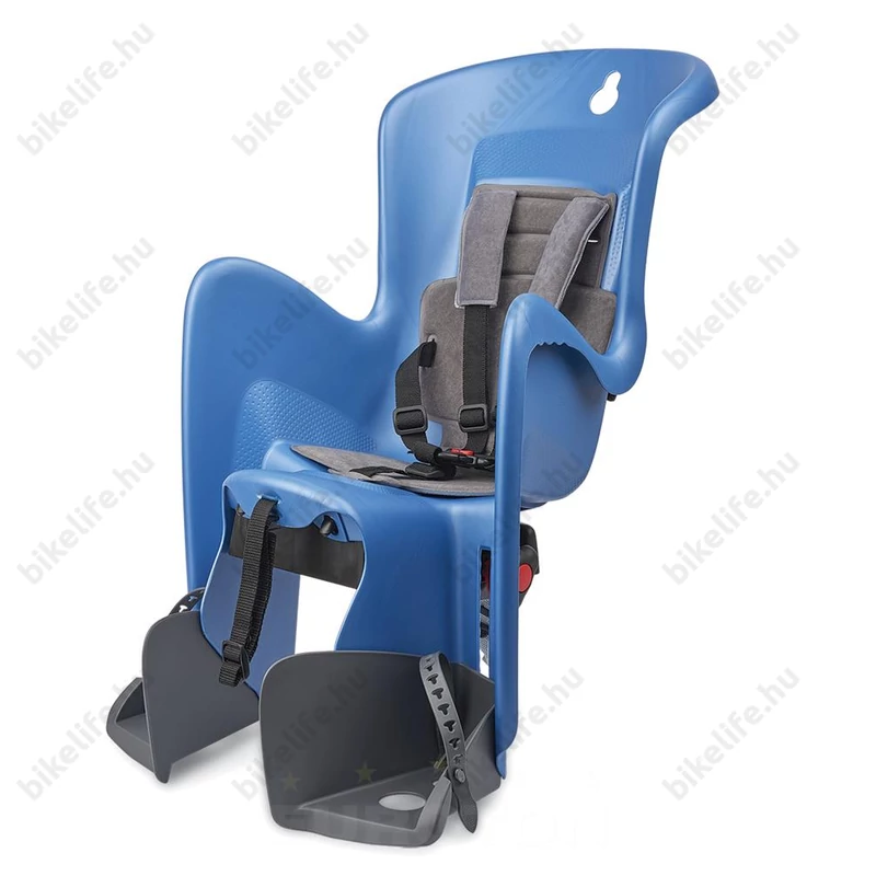 Polisport Bilby Maxi gyerekülés csomagtartóra kék/sötétszürke párna