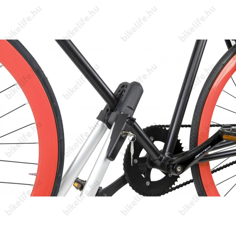 Menabo Juza kerékpárszállító tetőre zárható az autóhoz+ a kerékpár is lezárható 16-28